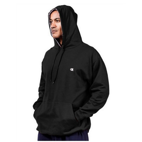 Champion Men's Powerblend Pullover Hoodie, Iconic 'C' Logo - Picture 5 of 12